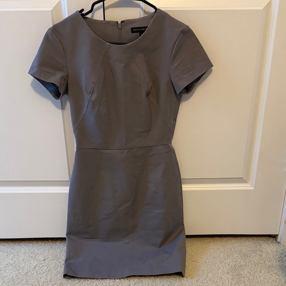 Banana Republic Charcoal Mini Dress